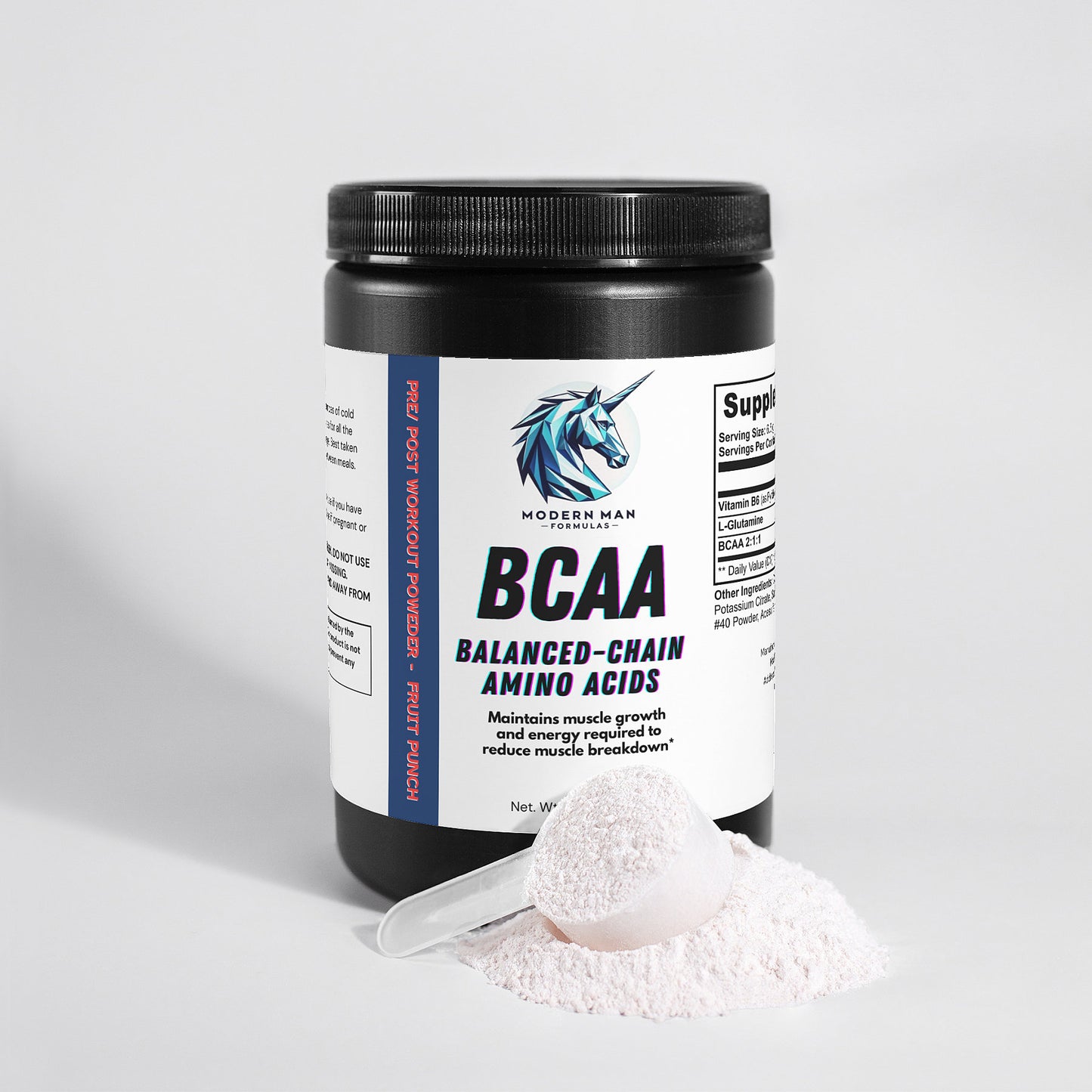 Balanced-Chain Amino Acids BCAA Shock Powder - Fruit Punch